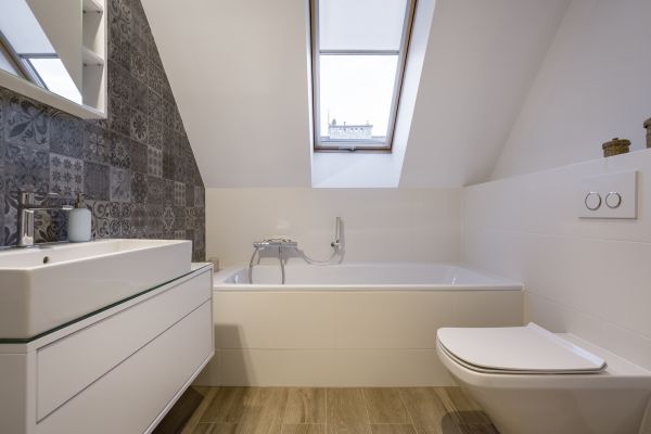 Attic Bathroom Construction